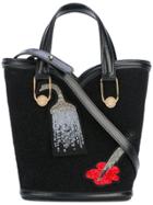 Olympia Le-tan Mini Beatrix Tote Bag - Black