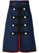 Manoush Army Skirt - Blue