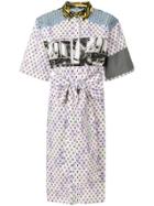 Prada Abstract Print Shirt Dress - Multicolour