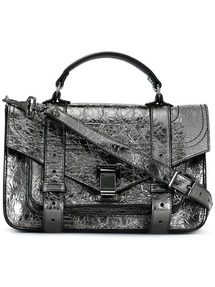 Proenza Schouler Tiny 'ps1' Satchel - Metallic