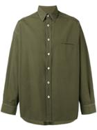 Romeo Gigli Vintage Oversized Shirt - Green