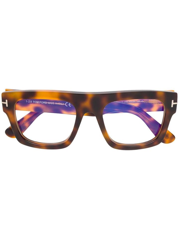 Tom Ford Eyewear Tortoiseshell Glasses - Brown