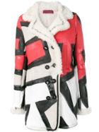 Di Liborio Printed Leather Jacket - Black
