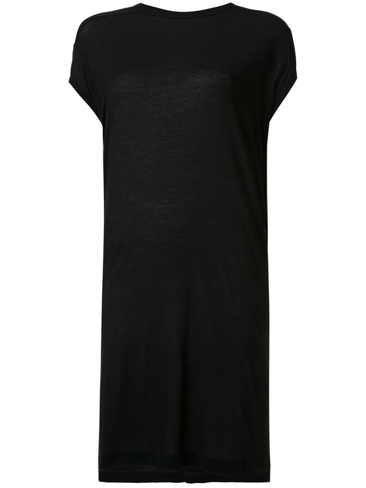 Rick Owens Oversized T-shirt, Women's, Size: 38, Black, Viscose/silk