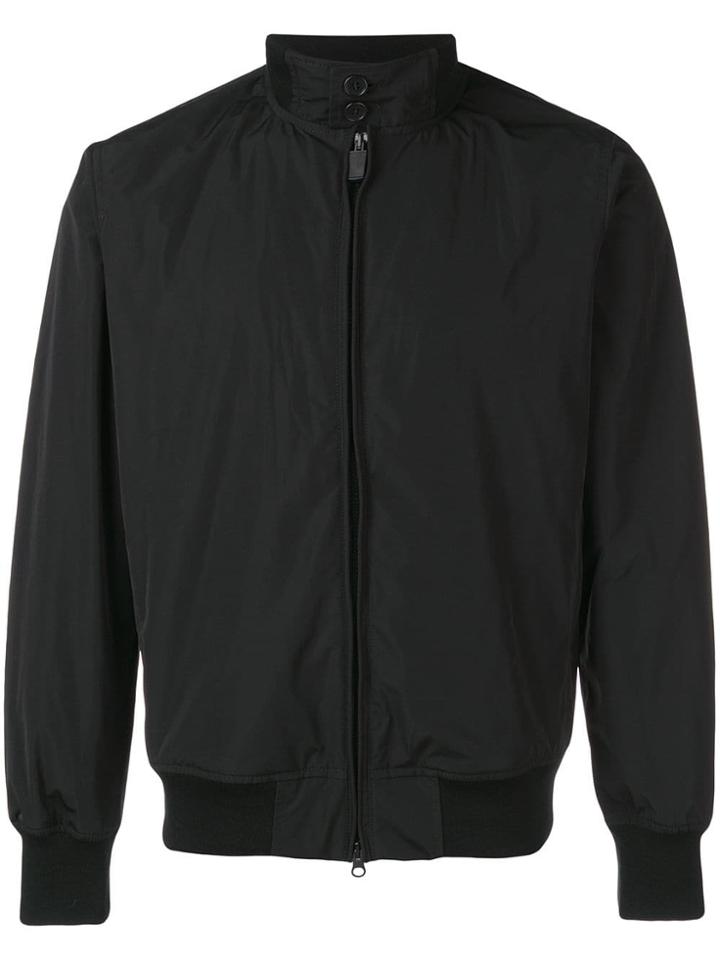 Aspesi Zip-up Bomber Jacket - Black