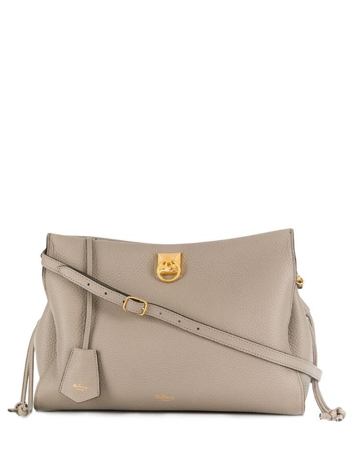 Mulberry Iris Heavy Grain Tote Bag - Grey