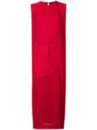 Haider Ackermann Pop Art Printed Sleeveless Shift Dress - Red