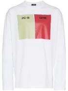 Raf Simons 2cb Ghb Print Cotton T Shirt - White
