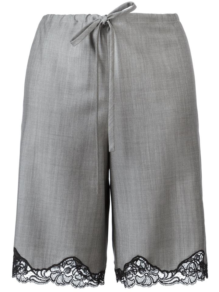 Alexander Wang Lace Trim Shorts - Grey