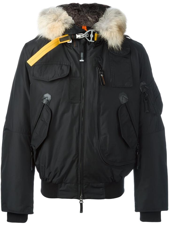Parajumpers Faux Fur Trim Padded Jacket