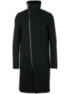 Rick Owens 'tubeway' Coat, Men's, Size: 50, Black, Cupro/wool