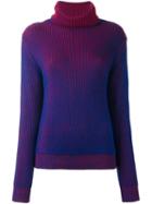 Miahatami Ribbed Gradient Jumper, Women's, Size: 42, Red, Wool