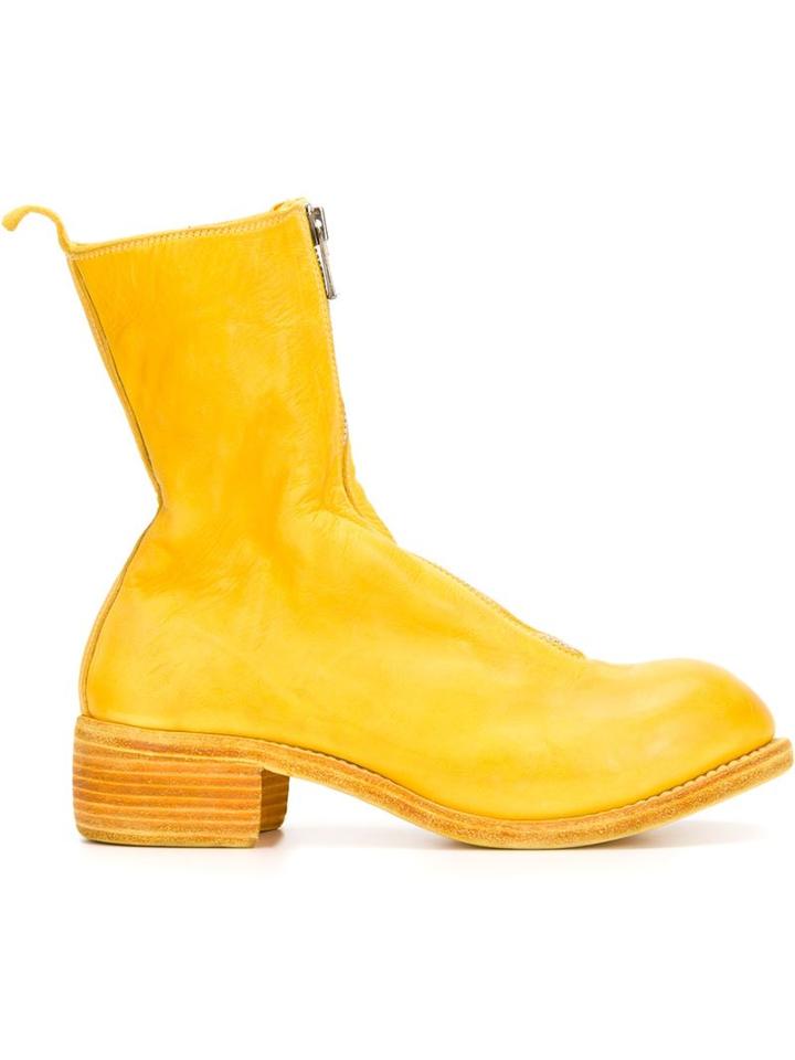 Guidi Zip Up Mid-calf Boots