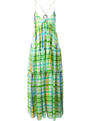 Daizy Shely Checked Maxi Dress