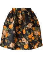 Msgm Floral Jacquard Skirt