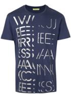 Versace Jeans Couture Metallic Logo T-shirt - Blue