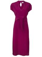 Aspesi Belted Midi Dress - Pink