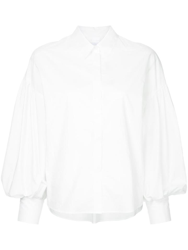 Cityshop Long-sleeve Fitted Shirt - White