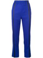 Haider Ackermann Front Stripe Trousers - Blue