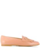 Tod's Double T Fringed Loafers - Neutrals