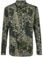 Just Cavalli Snakeskin Print Shirt - Green