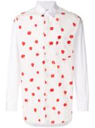 Comme Des Garçons Shirt Polka-dot Shirt - White