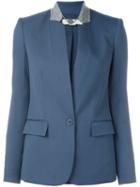 Stella Mccartney 'ingrid' Jacket, Women's, Size: 46, Blue, Cotton/viscose/wool