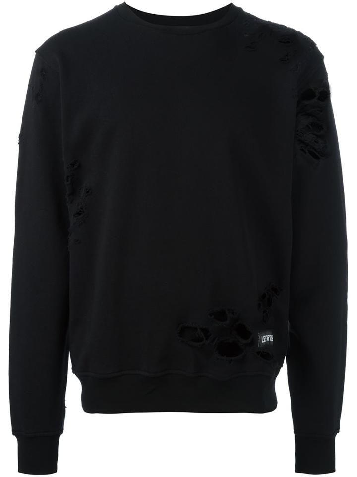 Les (art)ists Cut Out Best Friends Sweatshirt, Men's, Size: Xs, Black, Cotton
