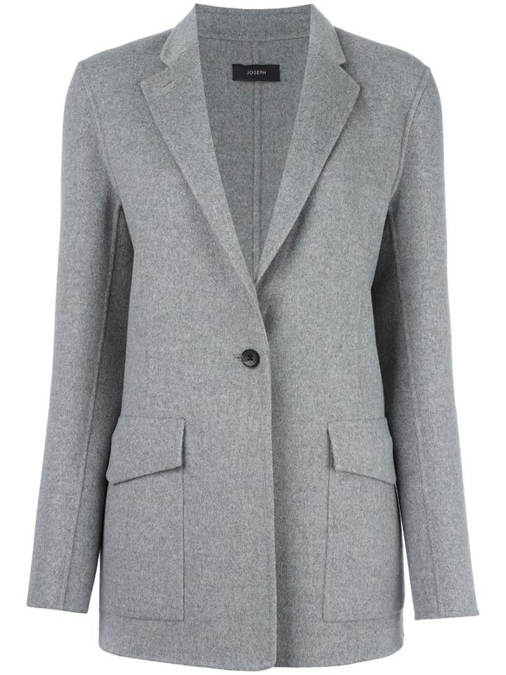Joseph New Roma Blazer, Women's, Size: 42, Grey, Cashmere/wool