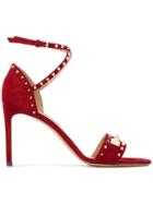 Valentino Valentino Garavani Rockstud Sandals - Red