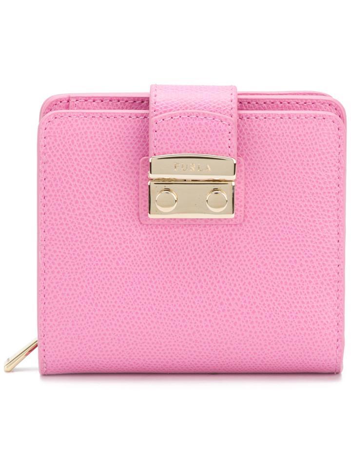 Furla Metropolis Bifold Wallet - Pink & Purple