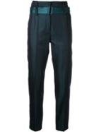 Ann Demeulemeester 'cortez' Trousers, Women's, Size: 40, Green, Acetate/rayon/wool