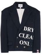 Vaquera Dry Clean Only Printed Jacket - Blue