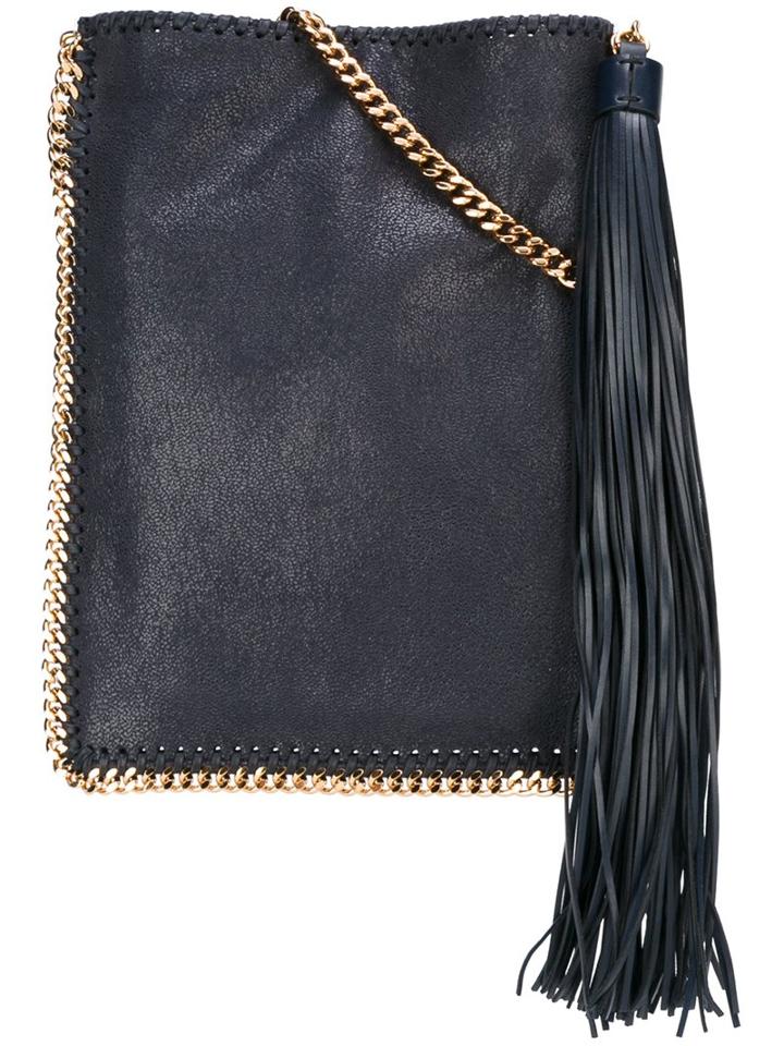 Stella Mccartney 'falabella' Flat Crossbody Bag, Women's, Blue