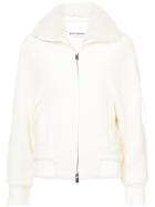 Paco Rabanne Shearling Coat - White