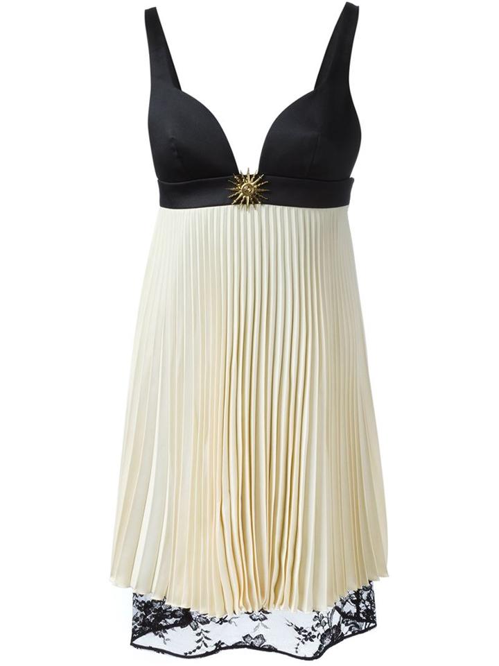 Fausto Puglisi Pleated Embellished Dress