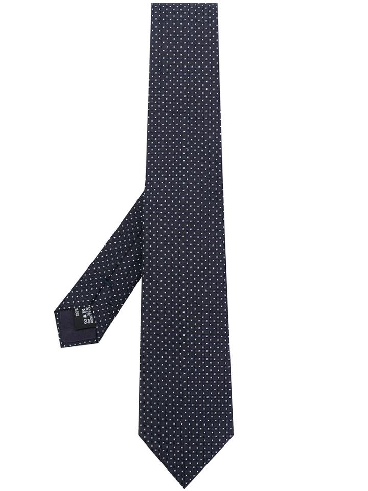 Giorgio Armani Spotted Tie - Blue