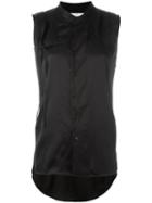 A.f.vandevorst Tie-front Blouse, Women's, Size: 36, Black, Polyester