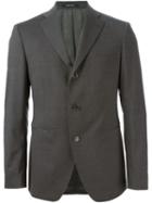 Tagliatore Two Piece Suit, Men's, Size: 56, Grey, Spandex/elastane/cupro/wool
