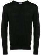 Cruciani V-neck Sweater - Black
