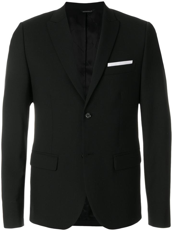 Daniele Alessandrini Formal Blazer - Black