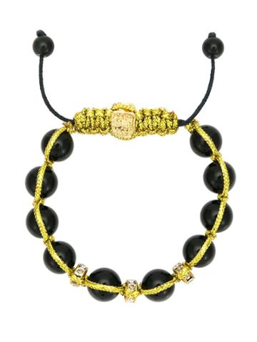 Francesca Romana Diana Embellished Bracelet - Black