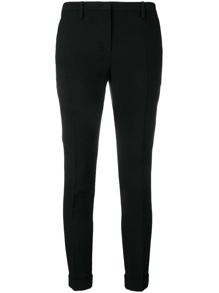 Nº21 Cropped Skinny Fit Trousers - Black