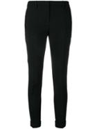 Nº21 Cropped Skinny Fit Trousers - Black