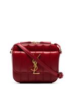 Saint Laurent Red Vicky Padded Leather Camera Bag