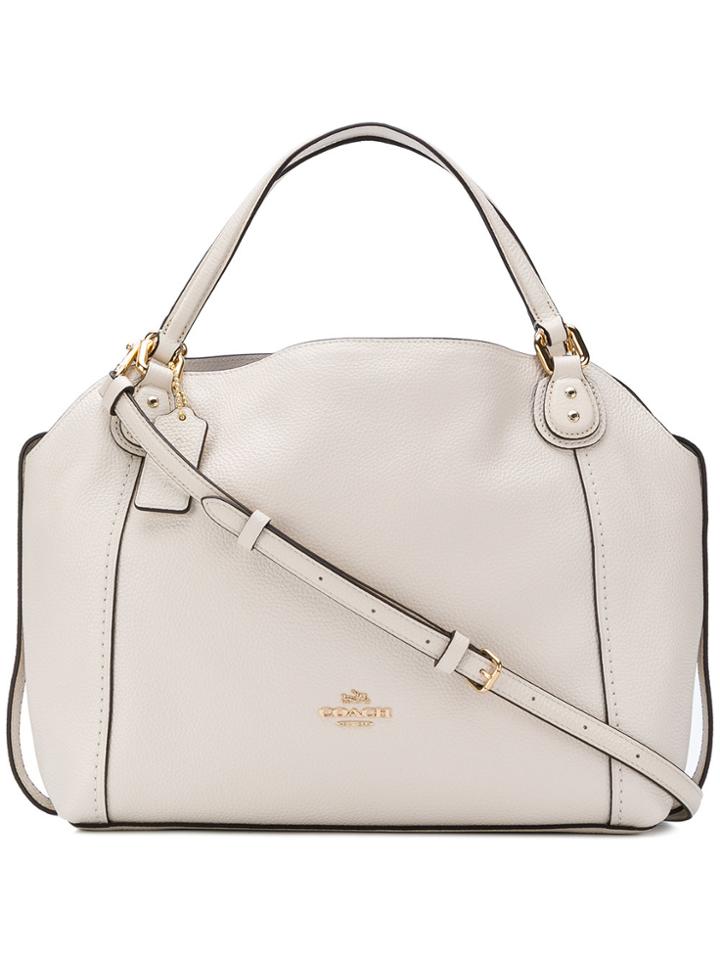 Coach Edie 28 Shoulder Bag - White