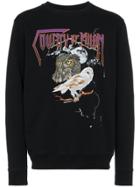 Marcelo Burlon County Of Milan Owl Print Sweatshirt - Black