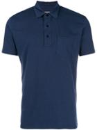 Woolrich Short Sleeve Polo Shirt - Blue
