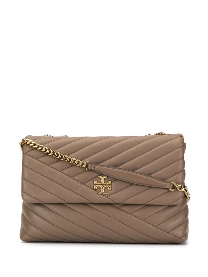 Tory Burch Quilted Shoulder Bag - Brown