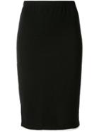 Chanel Pre-owned Cc Logos Tight Skirt - Black
